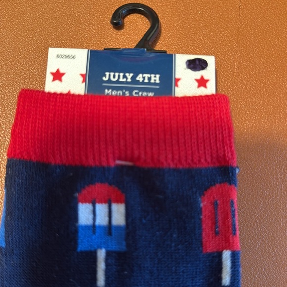 Patriotic Popsicle Men's Socks - Picture 4 of 6